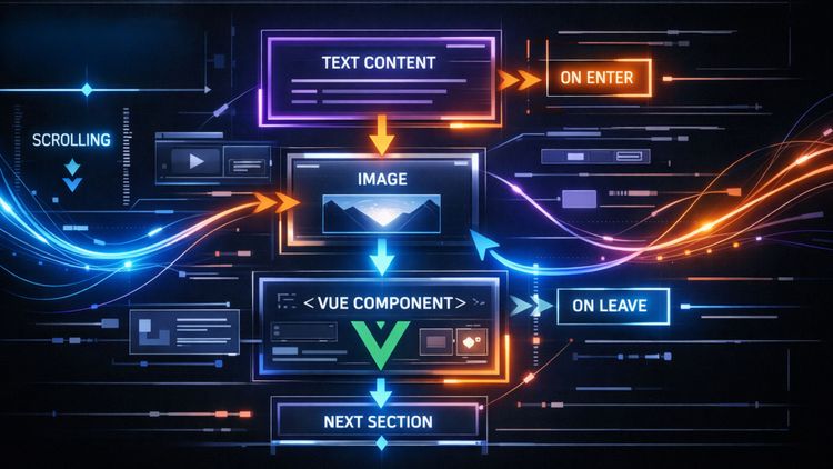 Vue Scrollama 3.0: Vue Component for Scroll-Driven Interactions