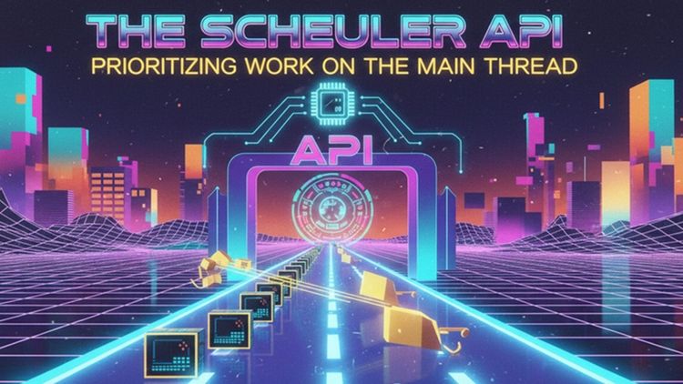 The Scheduler API: Prioritising Work on the Main Thread